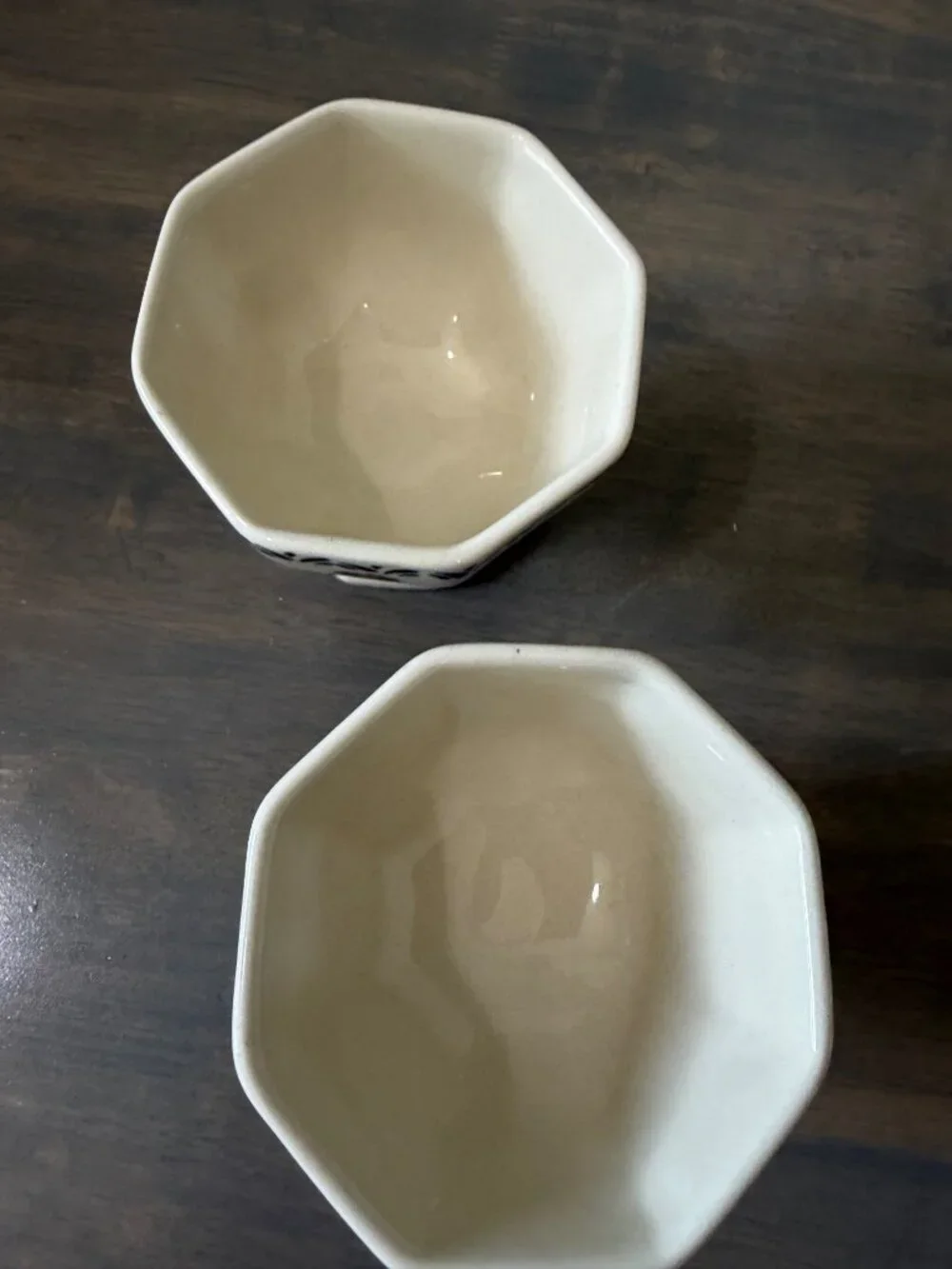 Set 2 Polish Boleslawiec Pottery Dessert Ice Cream Dish Pedestal Bowls